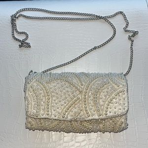 Lou Lou Beaded Pearl Purse